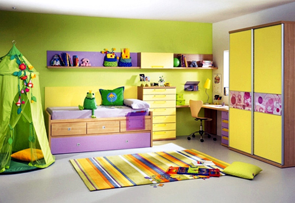 выбираем краску для детской комнаты