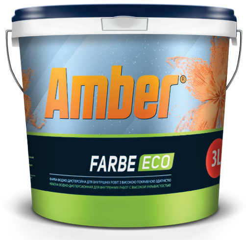 Amber Farbe ECO латексная краска 10л