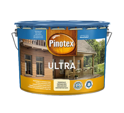 Pinotex Ultra пленкообразующее покрытие для древесины 10л